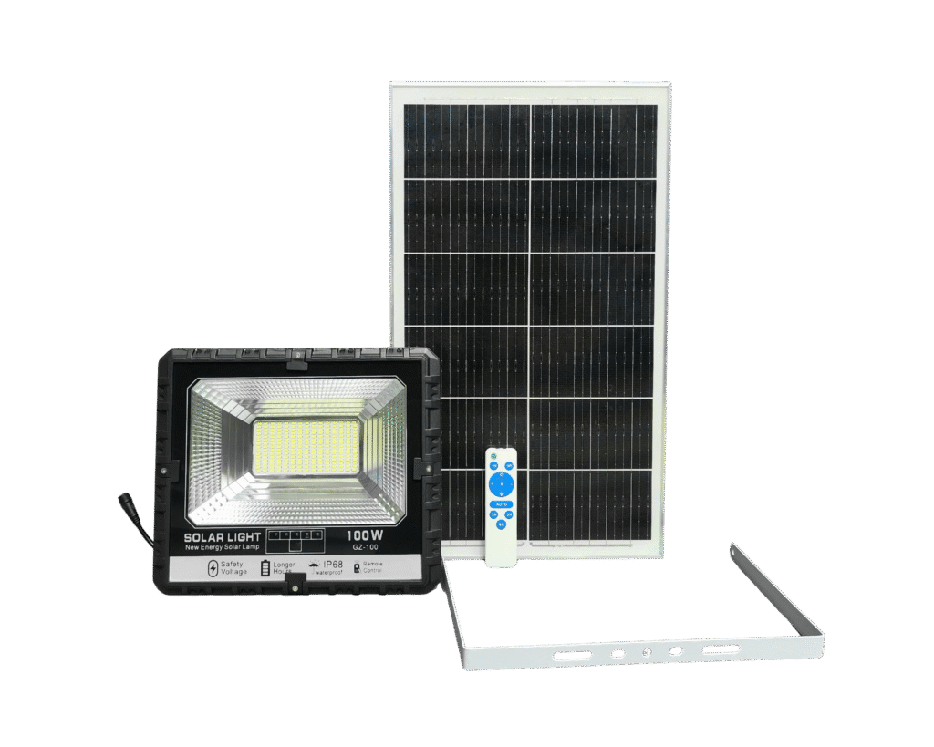 Đèn Pha Năng Lượng Mặt Trời 100W